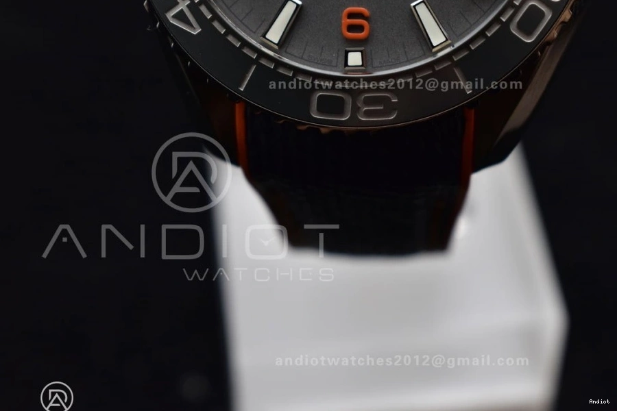 SS Nylon Dial Planet V 43.5mm Best A8900 Super Strap Clone Gray Bezel on 1010 Orange Black Ocean ModernLook VSF 1:1 Edition 0719